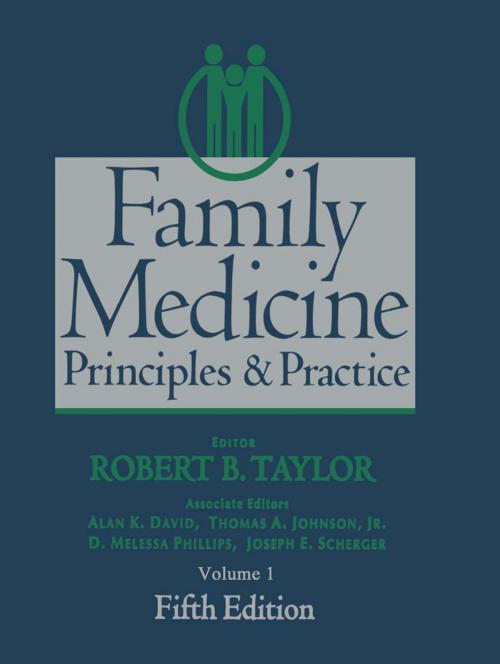 Cover of the book Family Medicine by A.K. David, T.A.Jr. Johnson, D.M. Phillips, J.E. Scherger, Springer New York