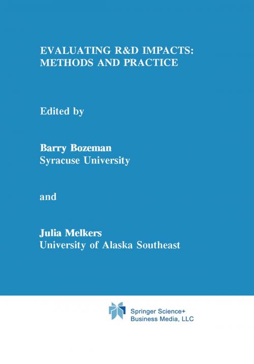 Cover of the book Evaluating R&D Impacts: Methods and Practice by , Springer US