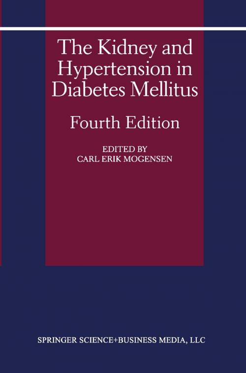 Cover of the book The Kidney and Hypertension in Diabetes Mellitus by , Springer US
