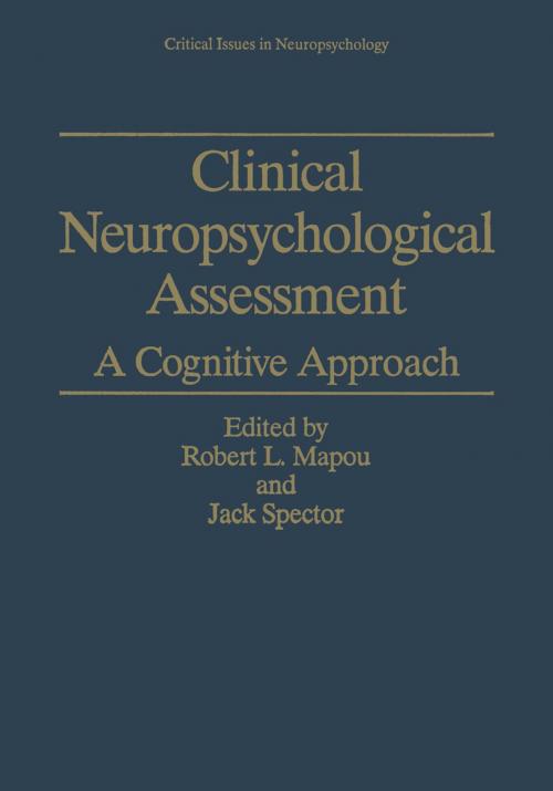 Cover of the book Clinical Neuropsychological Assessment by , Springer US