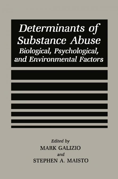Cover of the book Determinants of Substance Abuse by , Springer US