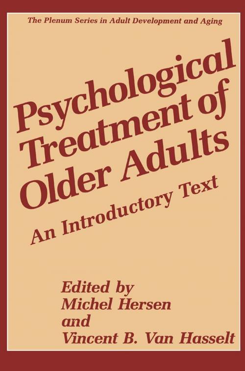 Cover of the book Psychological Treatment of Older Adults by , Springer US