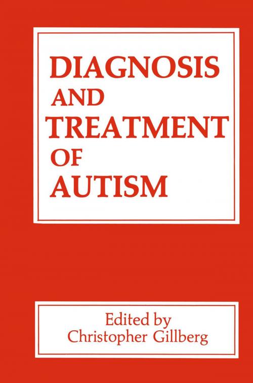 Cover of the book Diagnosis and Treatment of Autism by , Springer US