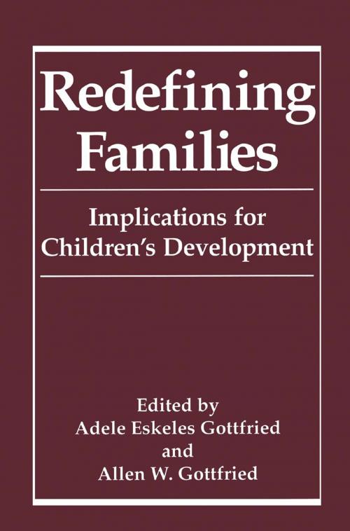 Cover of the book Redefining Families by , Springer US
