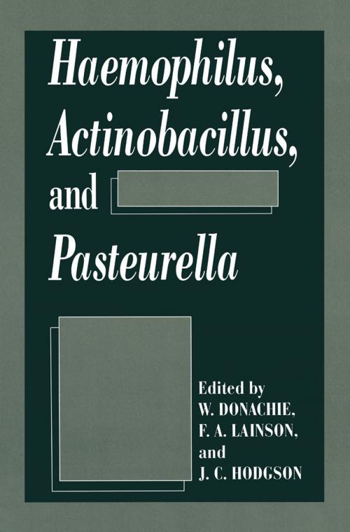 Cover of the book Haemophilus, Actinobacillus, and Pasteurella by , Springer US