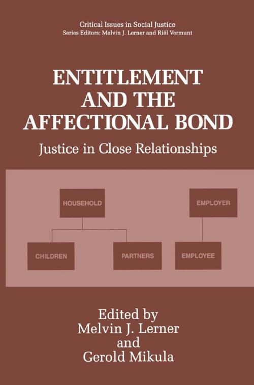 Cover of the book Entitlement and the Affectional Bond by , Springer US