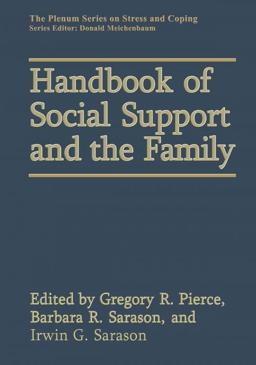 Cover of the book Handbook of Social Support and the Family by , Springer US