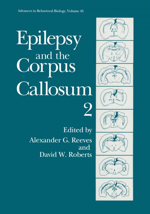 Cover of the book Epilepsy and the Corpus Callosum 2 by , Springer US