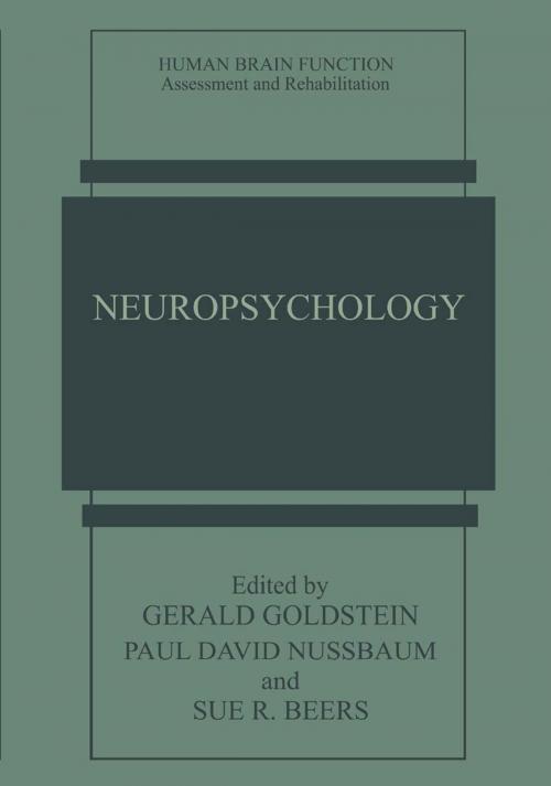 Cover of the book Neuropsychology by , Springer US