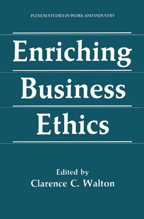 Cover of the book Enriching Business Ethics by , Springer US