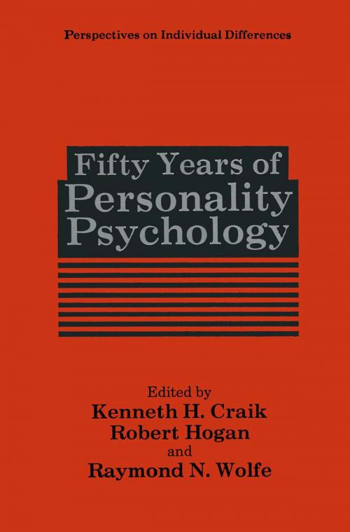 Cover of the book Fifty Years of Personality Psychology by , Springer US