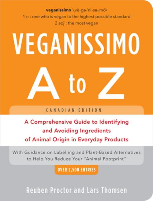 Cover of the book Veganissimo A to Z (Canadian Edition) by Lars Thomsen, Reuben Proctor, The Experiment