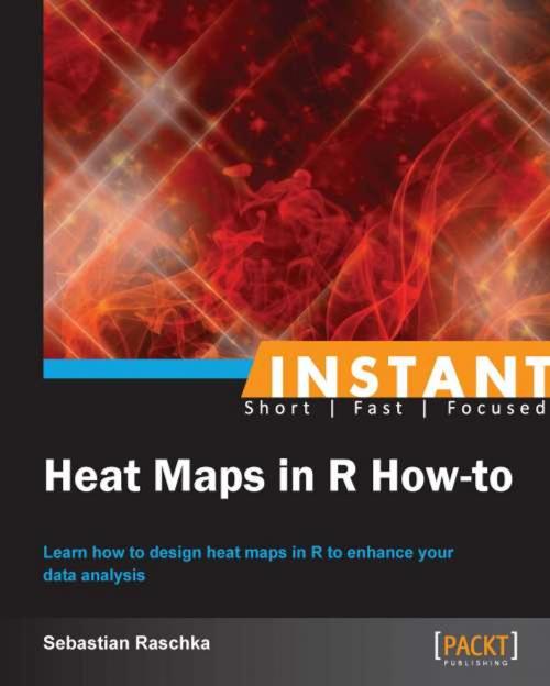 Cover of the book Instant Heat Maps in R: How-to by Sebastian Raschka, Packt Publishing