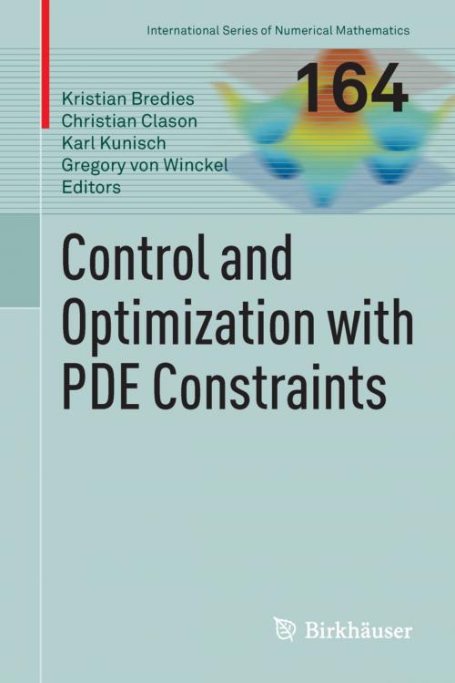 Cover of the book Control and Optimization with PDE Constraints by , Springer Basel