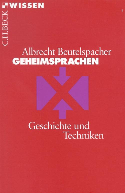 Cover of the book Geheimsprachen by Albrecht Beutelspacher, C.H.Beck