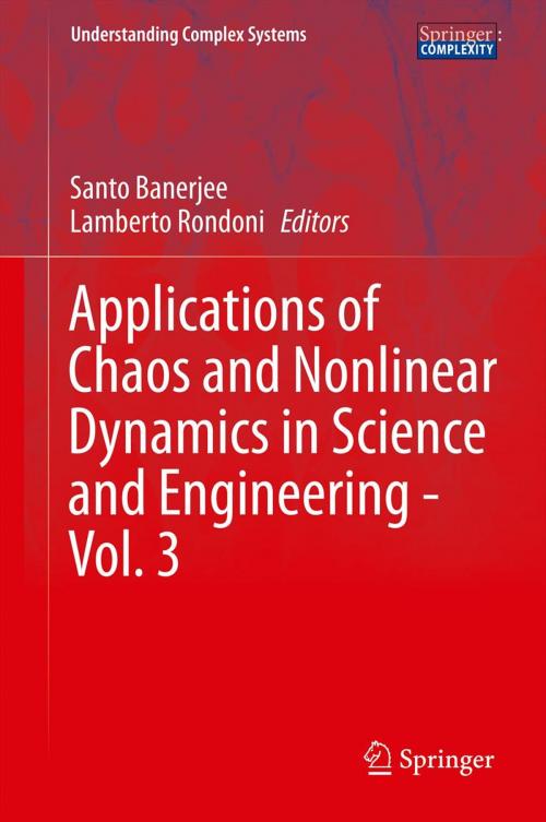 Cover of the book Applications of Chaos and Nonlinear Dynamics in Science and Engineering - Vol. 3 by , Springer Berlin Heidelberg
