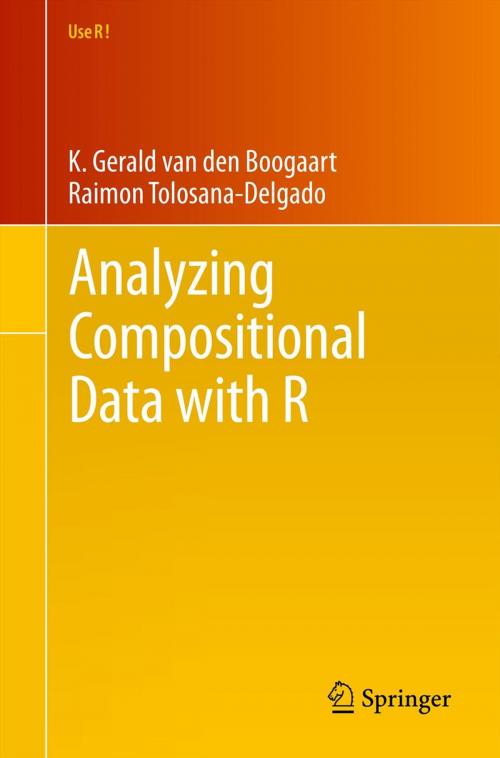Cover of the book Analyzing Compositional Data with R by K. Gerald van den Boogaart, Raimon Tolosana-Delgado, Springer Berlin Heidelberg