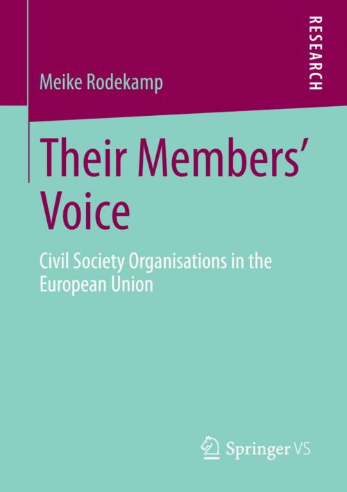 Cover of the book Their Members' Voice by Meike Rodekamp, Springer Fachmedien Wiesbaden