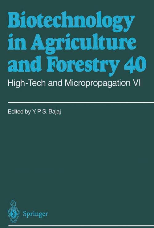 Cover of the book High-Tech and Micropropagation VI by , Springer Berlin Heidelberg