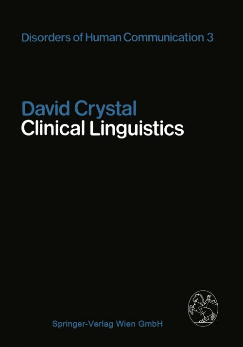 Cover of the book Clinical Linguistics by David Crystal, Springer Vienna