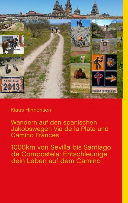 Cover of the book Wandern auf den spanischen Jakobswegen Via de la Plata und Camino Frances by Klaus Hinrichsen, Books on Demand