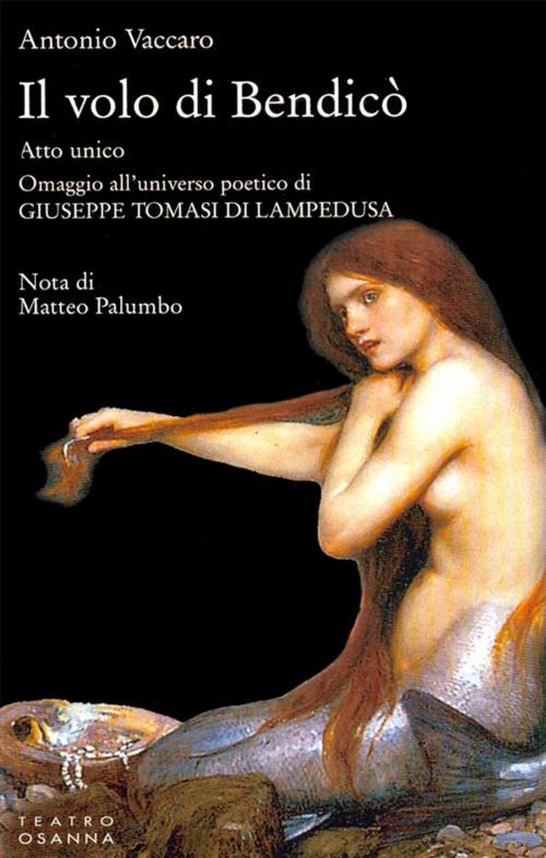 Cover of the book Il volo di Bendicò by Antonio Vaccaro, Osanna Edizioni