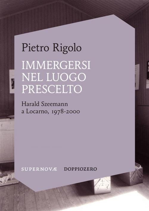 Cover of the book Immergersi nel luogo prescelto by Pietro Rigolo, Doppiozero