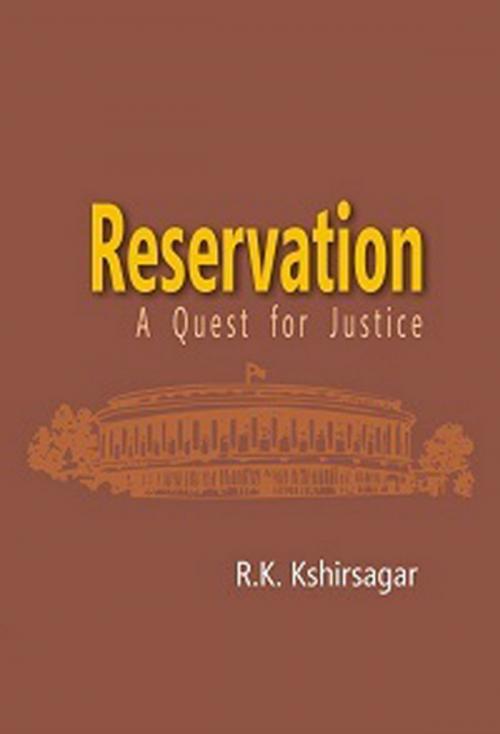 Cover of the book Reservation by R. K. Kshirsagar, Kalpaz Publications