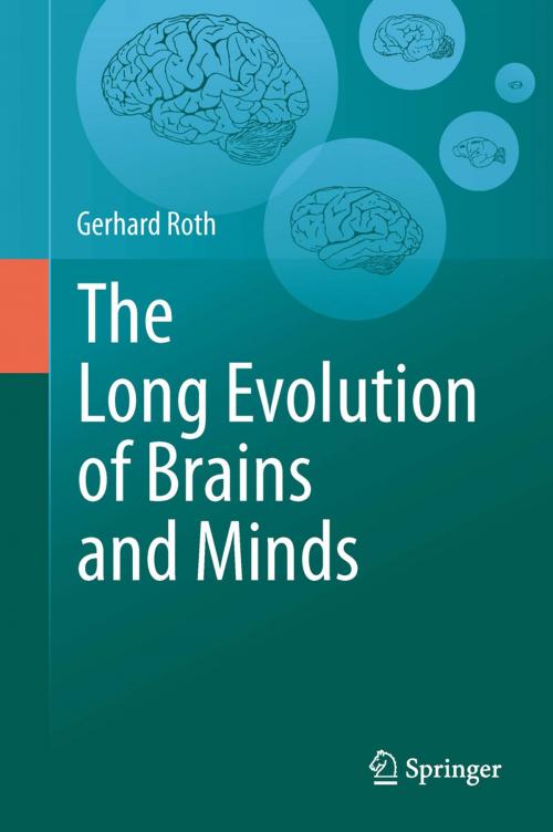 Cover of the book The Long Evolution of Brains and Minds by Gerhard Roth, Springer Netherlands