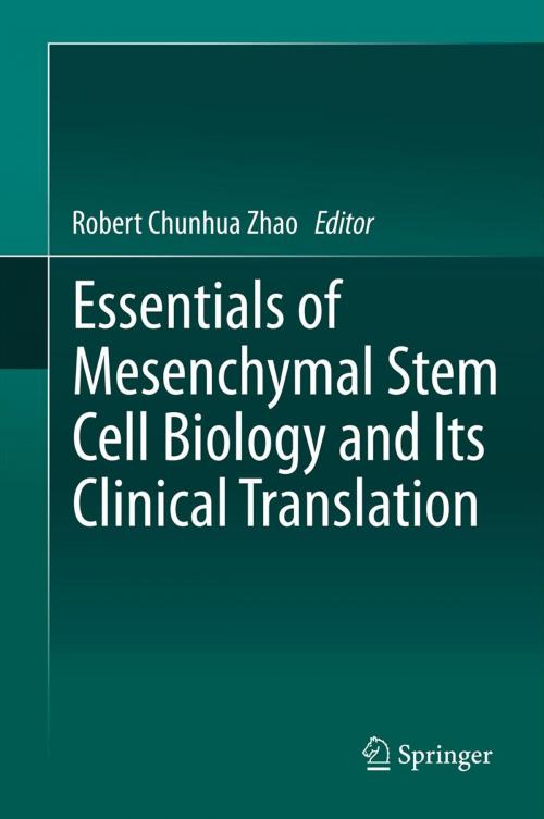 Cover of the book Essentials of Mesenchymal Stem Cell Biology and Its Clinical Translation by , Springer Netherlands