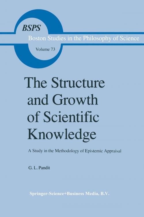 Cover of the book The Structure and Growth of Scientific Knowledge by G.L. Pandit, Springer Netherlands