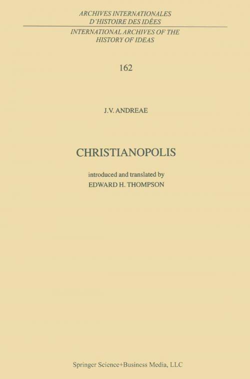 Cover of the book Christianopolis by , Springer Netherlands