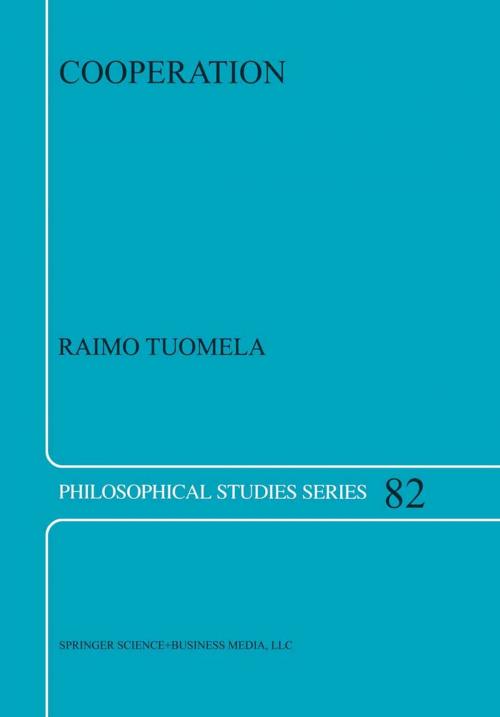 Cover of the book Cooperation by R. Tuomela, Springer Netherlands