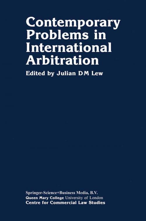 Cover of the book Contemporary Problems in International Arbitration by , Springer Netherlands