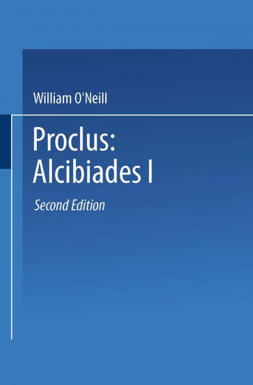 Cover of the book Proclus: Alcibiades I by , Springer Netherlands