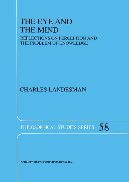 Cover of the book The Eye and the Mind by C. Landesman, Springer Netherlands