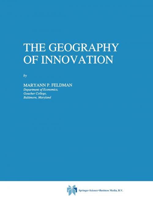 Cover of the book The Geography of Innovation by M.P. Feldman, Springer Netherlands