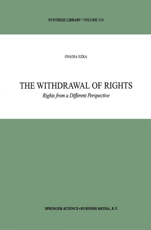 Cover of the book The Withdrawal of Rights by O. Ezra, Springer Netherlands