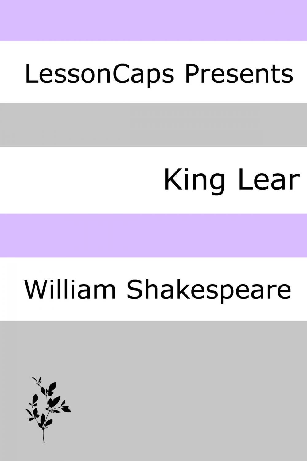 Big bigCover of King Lear: Teacher Lesson Plans