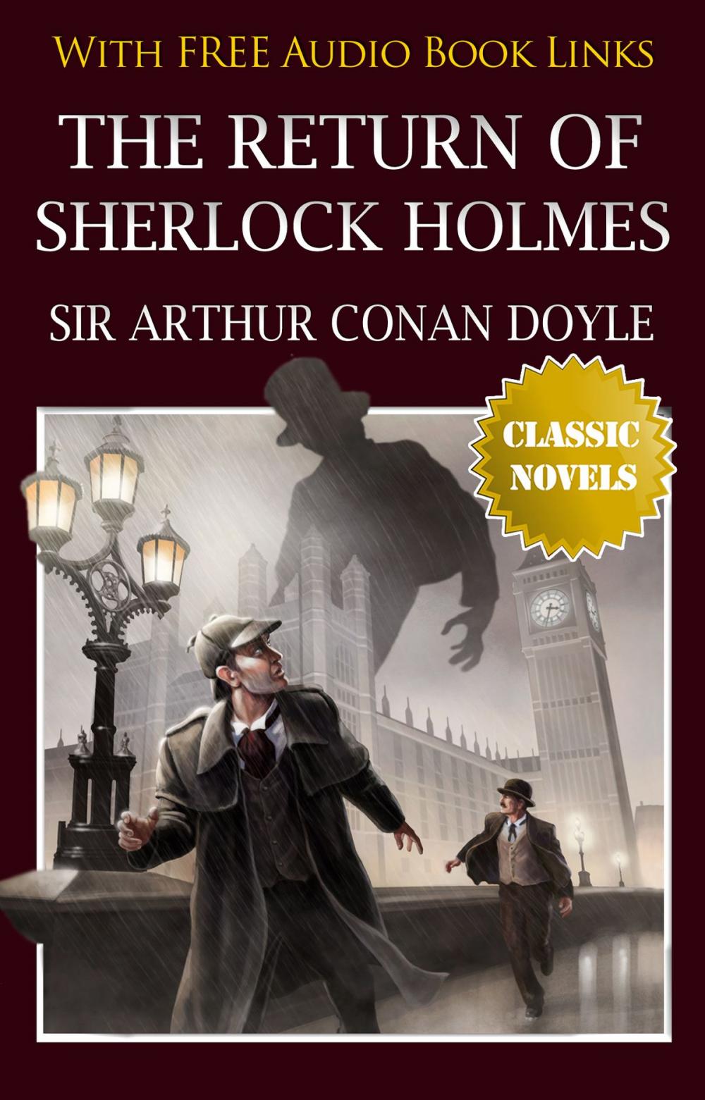 Big bigCover of THE RETURN OF SHERLOCK HOLMES Classic Novels: New Illustrated