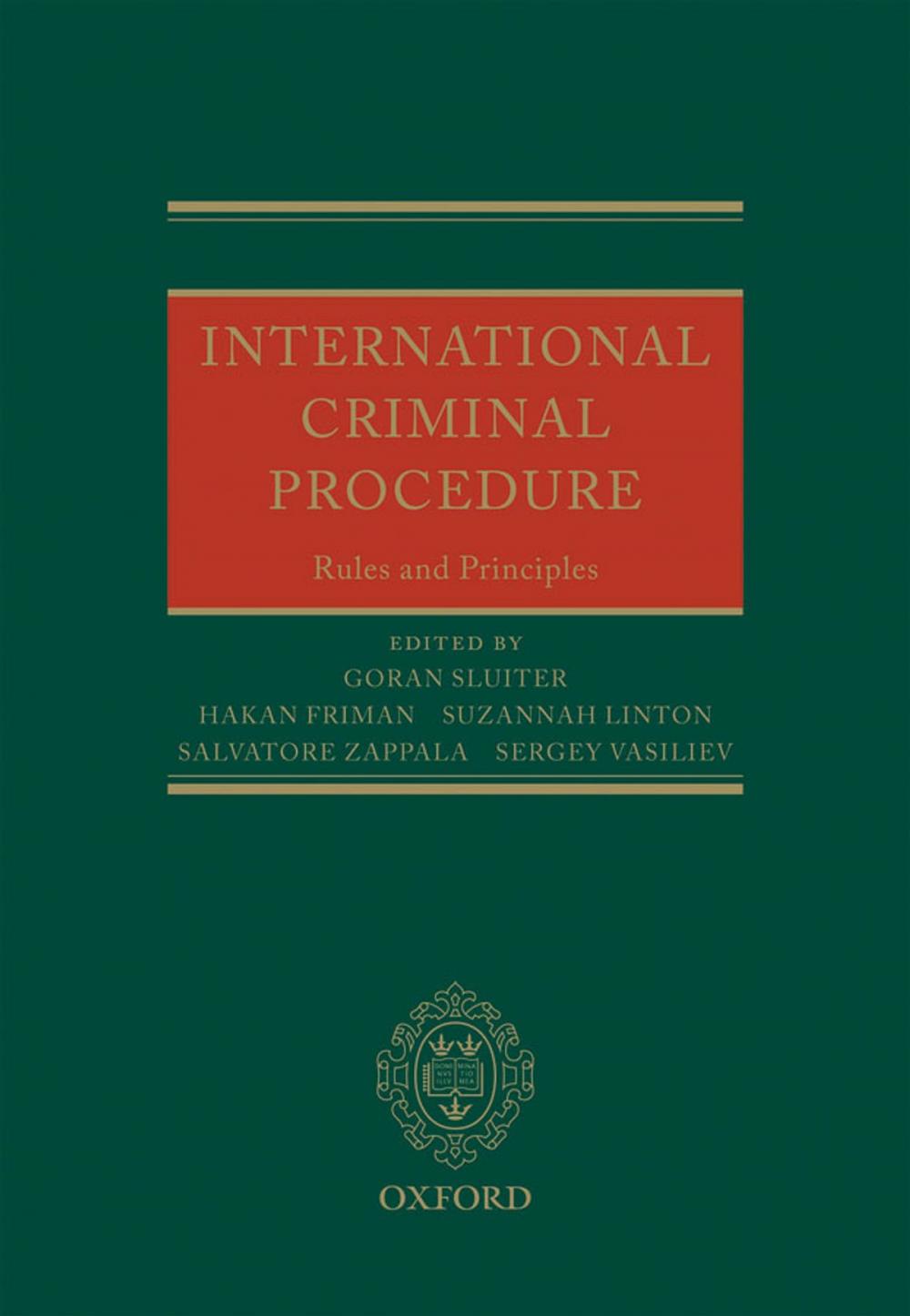 Big bigCover of International Criminal Procedure