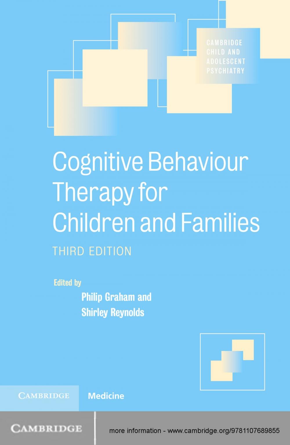 Big bigCover of Cognitive Behaviour Therapy for Children and Families