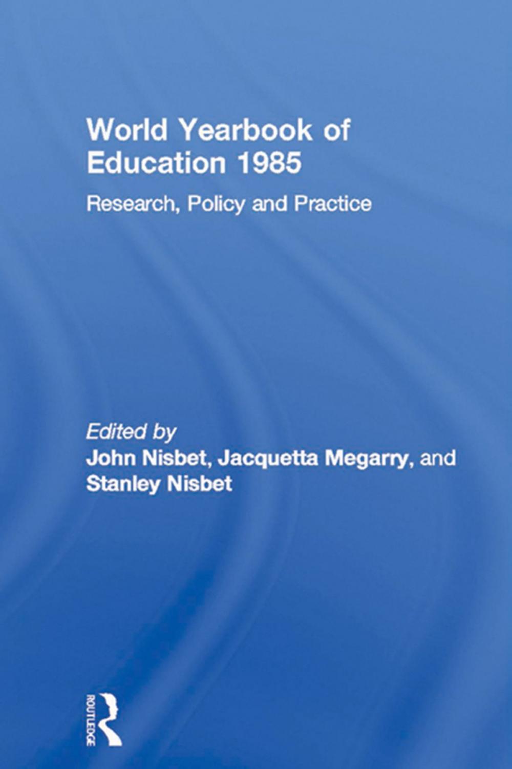 Big bigCover of World Yearbook of Education 1985