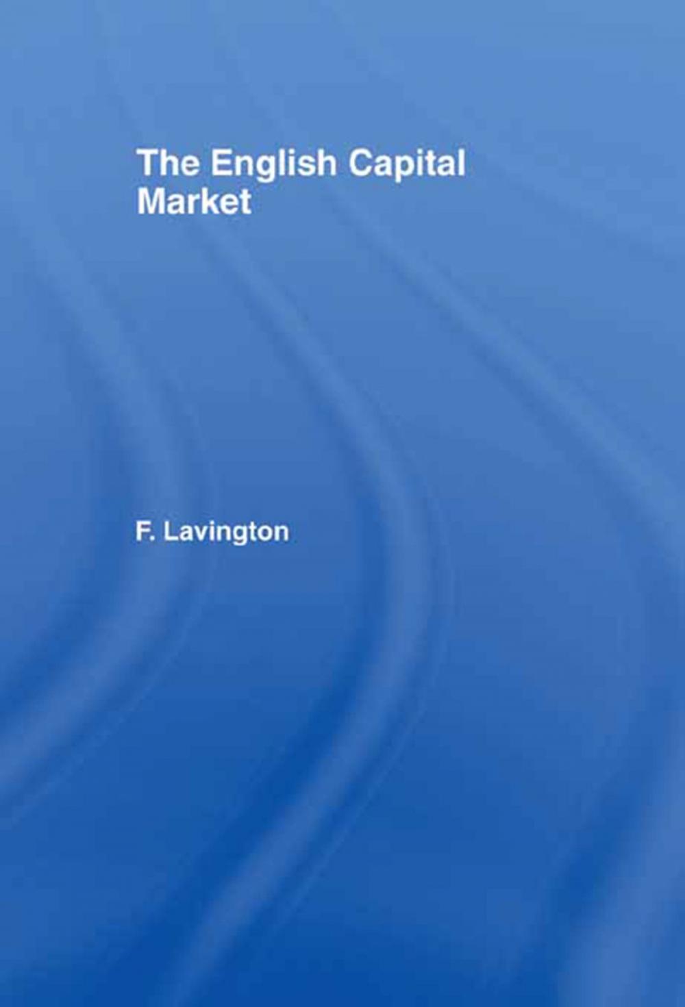 Big bigCover of The English Capital Market