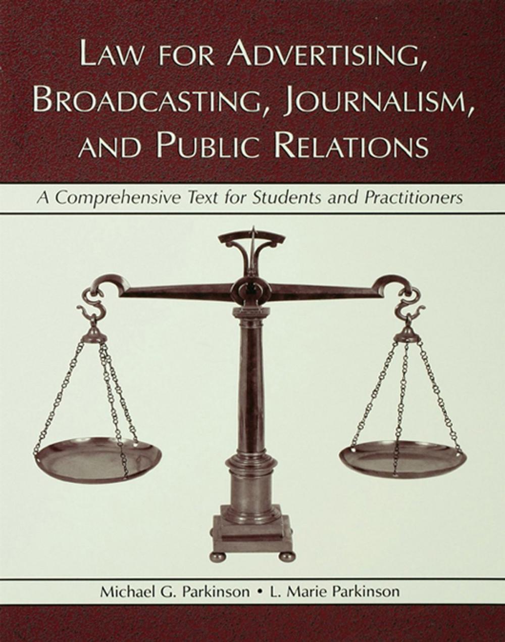 Big bigCover of Law for Advertising, Broadcasting, Journalism, and Public Relations