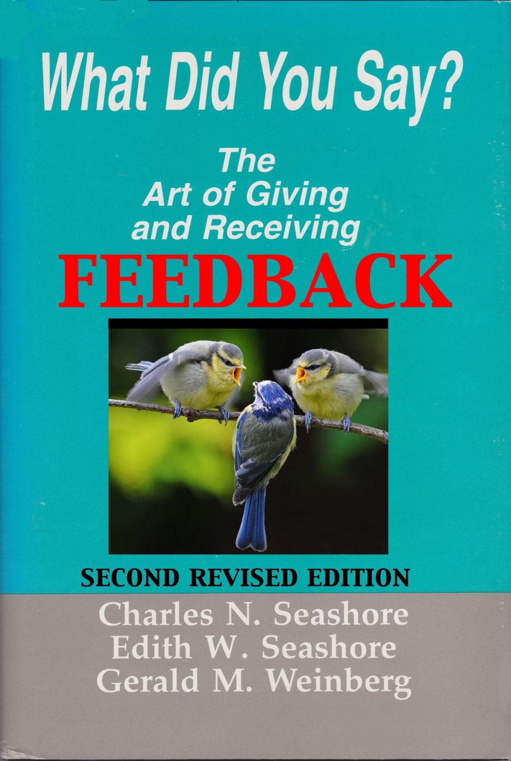 Big bigCover of What Did You Say? The Art of Giving and Receiving Feedback