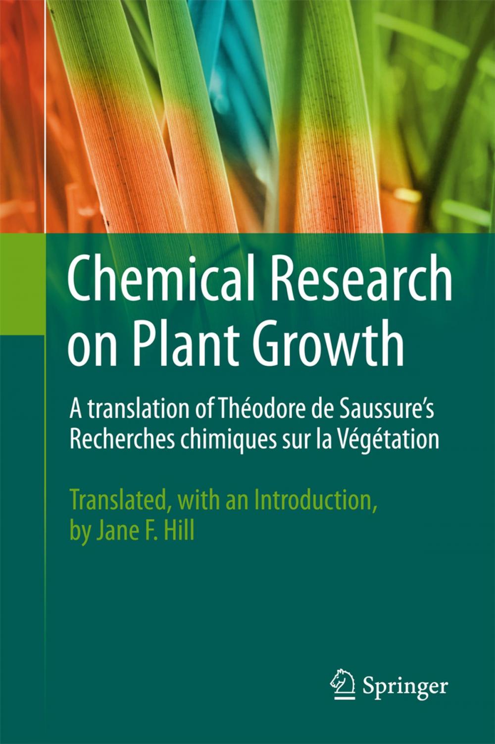 Big bigCover of Chemical Research on Plant Growth