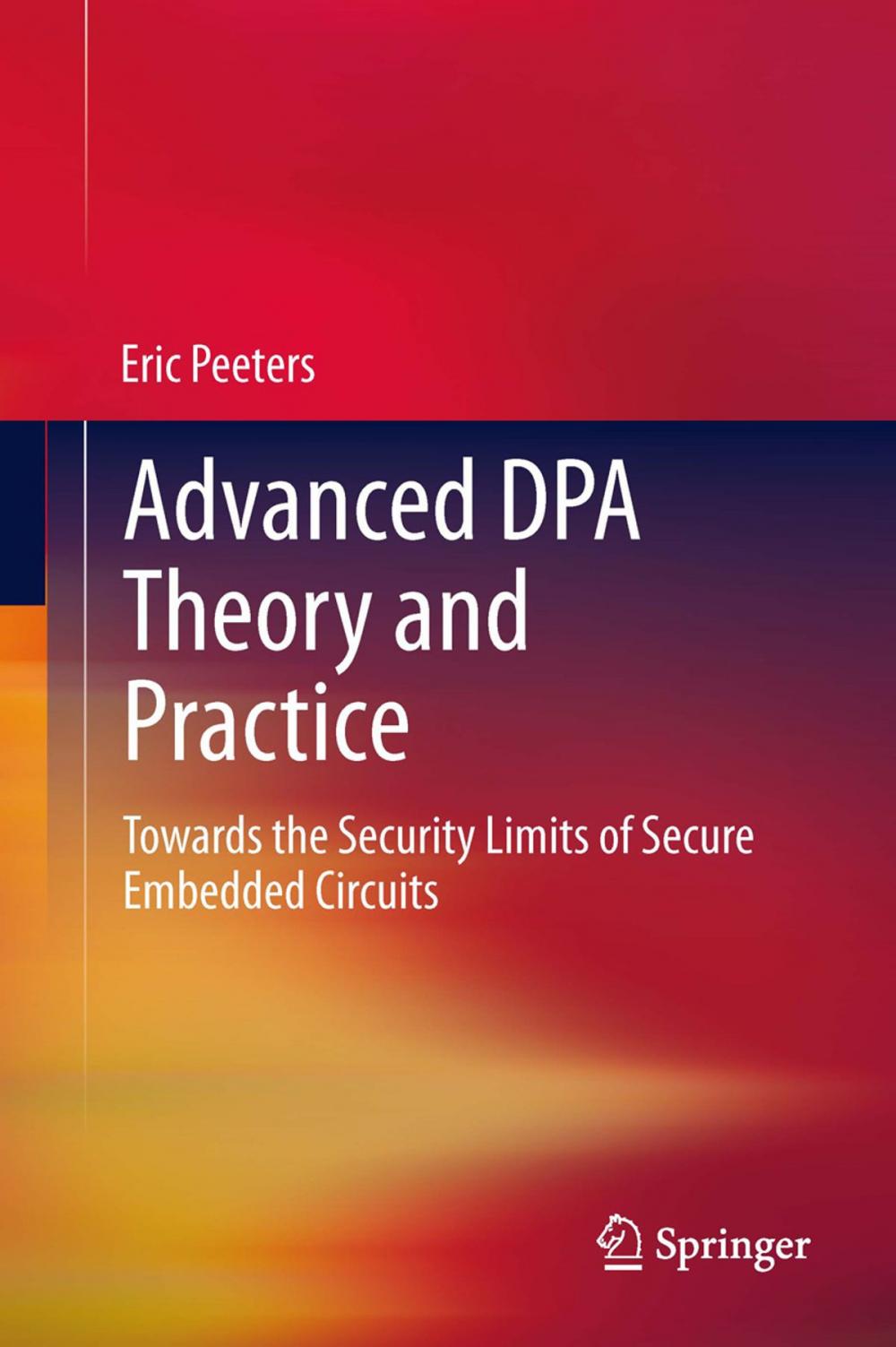 Big bigCover of Advanced DPA Theory and Practice