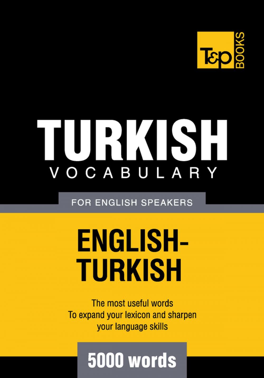Big bigCover of Turkish Vocabulary for English Speakers - 5000 Words