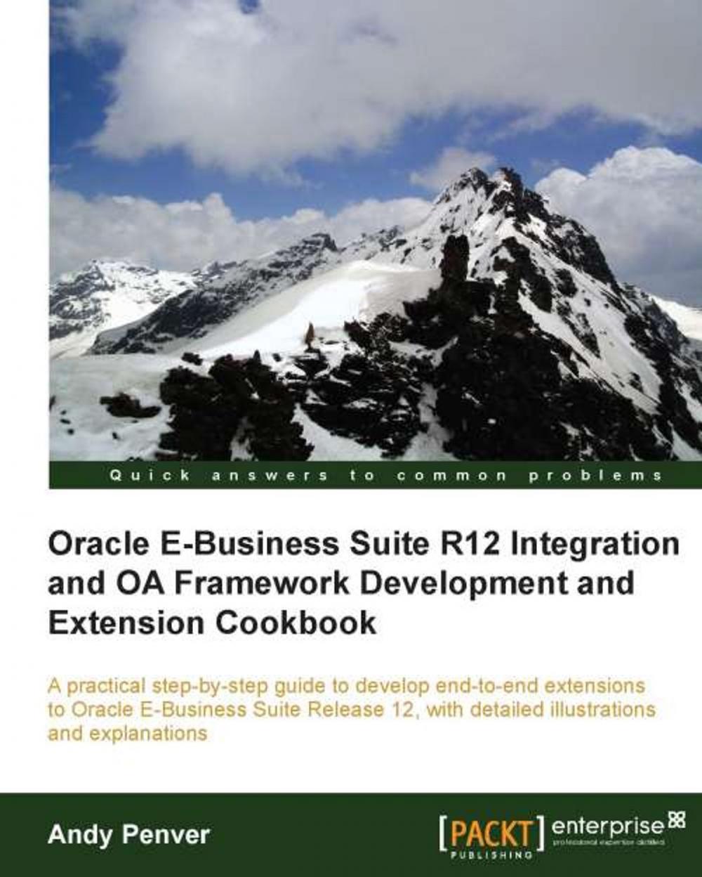 Big bigCover of Oracle E-Business Suite R12 Integration and OA Framework Development and Extension Cookbook